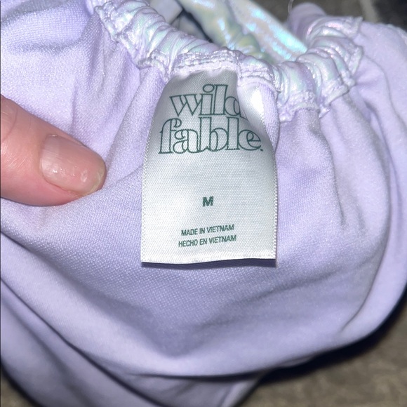 Iridescent lilac metallic Bikini Set - Picture 8 of 12